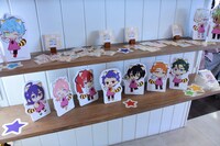 「あらいぐまラスカル×KING OF PRISM -Shiny Seven Stars- コラボカフェ」の様子。