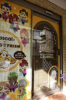 「あらいぐまラスカル×KING OF PRISM -Shiny Seven Stars- コラボカフェ」の様子。