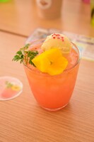 「フラワーピーチティー」