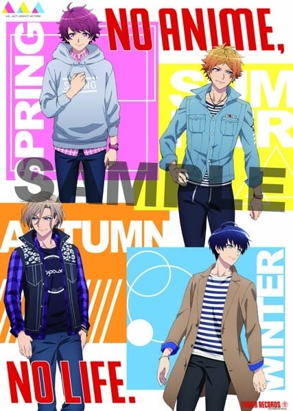「NO ANIME, NO LIFE. × アニメ『A3!』」コラボポスター