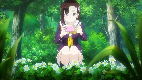 TVアニメ「群れなせ！シートン学園」第3話より。