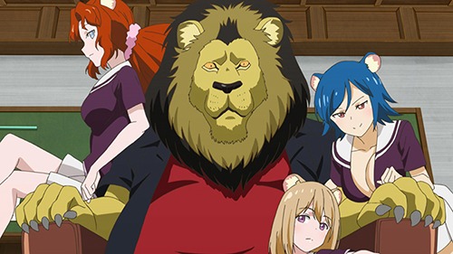 TVアニメ「群れなせ！シートン学園」第3話より。