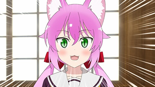 TVアニメ「群れなせ！シートン学園」第3話より。