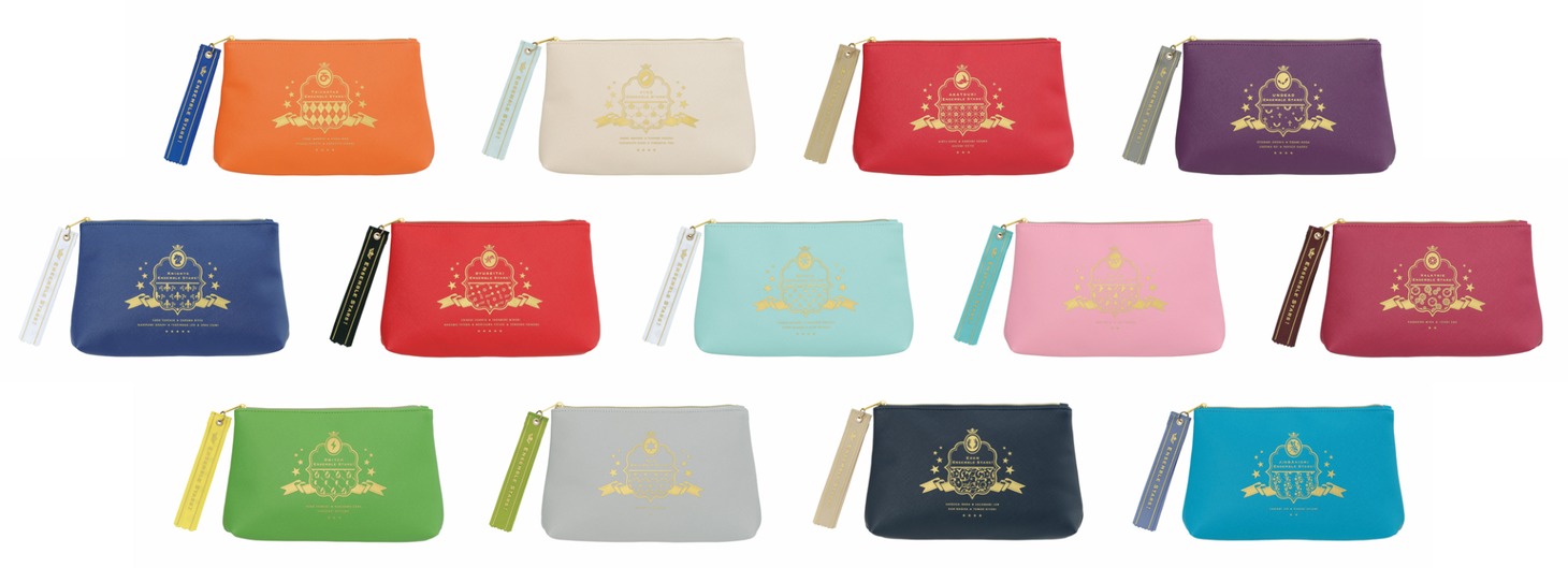 N賞「フェイクレザーポーチ リボンチャーム付き」