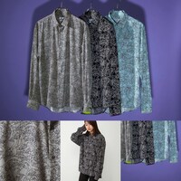 「杜王町地図 コラボ総柄シャツ」