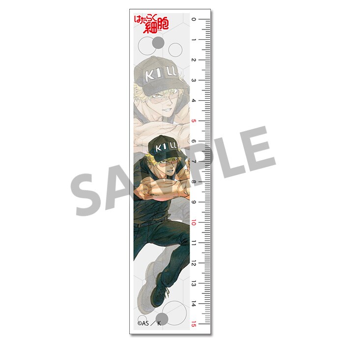 はたらく細胞原画展」先行販売グッズが登場、清水茜の原画を使用した