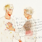 雁須磨子・小池田マヤ・はるな檸檬が映画「his」を応援、宮沢氷魚らを描き下ろし