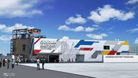 「GUNDAM FACTORY YOKOHAMA」にある「GUNDAM LAB」のイメージ。