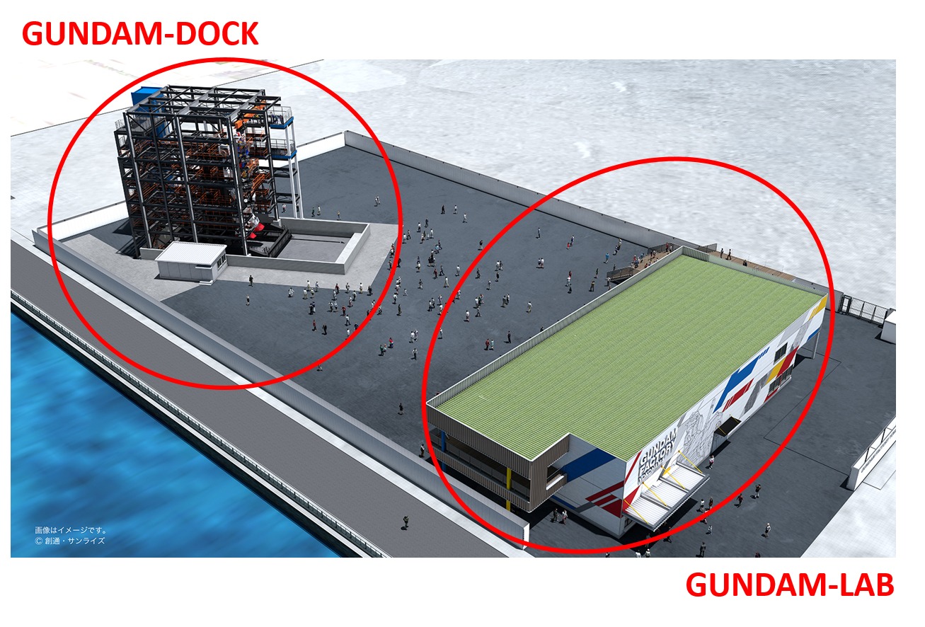 「GUNDAM FACTORY YOKOHAMA」のイメージ。