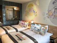 「ヒプノシスマイク SANRIO NAKAYOKU EDIT」コンセプトルームのイメージ。