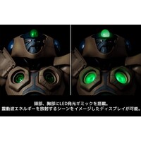 「幻魔大戦 ベガ 12インチアクションフィギュア」発光ギミックの詳細。