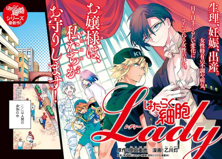 次なる舞台は女性の身体 スピンオフ はたらく細胞lady がモーツーで開始 コミックナタリー