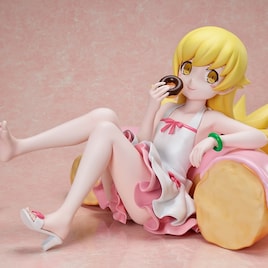 〈物語〉シリーズ、ドーナツ頬張る忍を1/2スケールの大サイズでフィギュア化