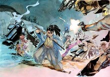 アントンシクが手がけるイメージボード「悪漢との戦い」。