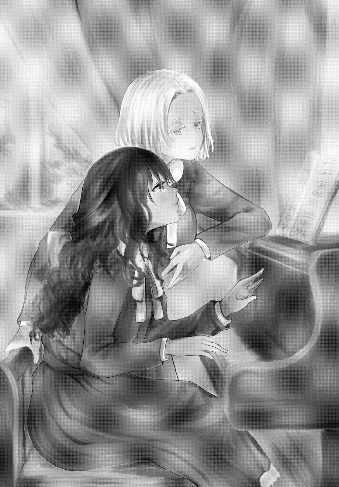 「オーギュスト・ルノワール『ピアノを弾く少女たち』」より。