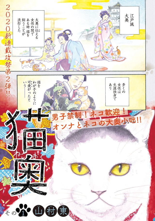 「猫奥」扉ページ。(c)山村東／講談社