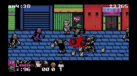 「ドロヘドロ 8bitゲーム　～リビングデッドデイ・サバイバー～」のプレイ画面。