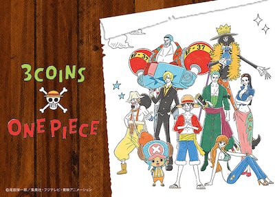 「3COINS×ONE PIECE」ビジュアル