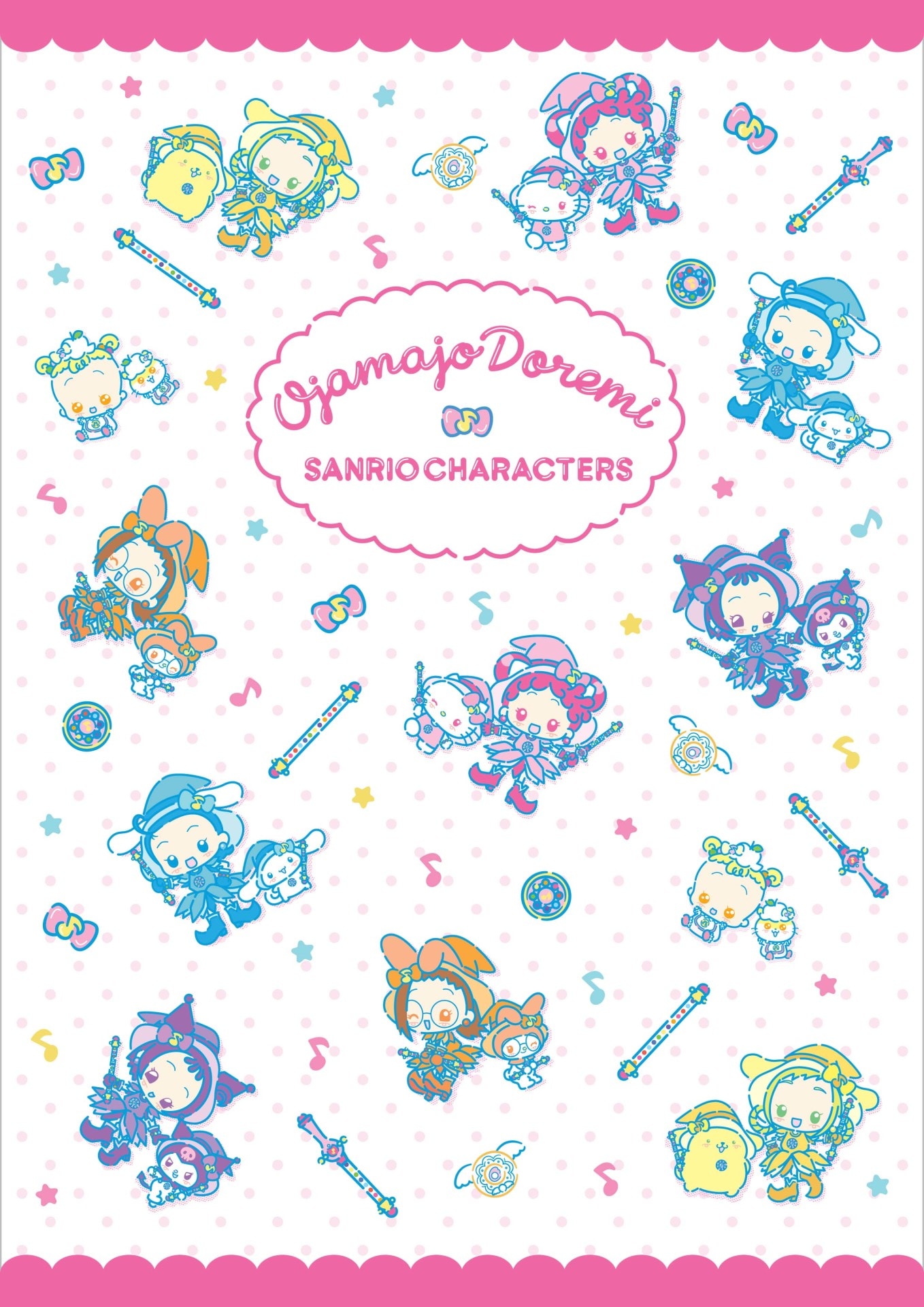 おジャ魔女どれみ」とサンリオがコラボ！どれみとキティがお互いになり