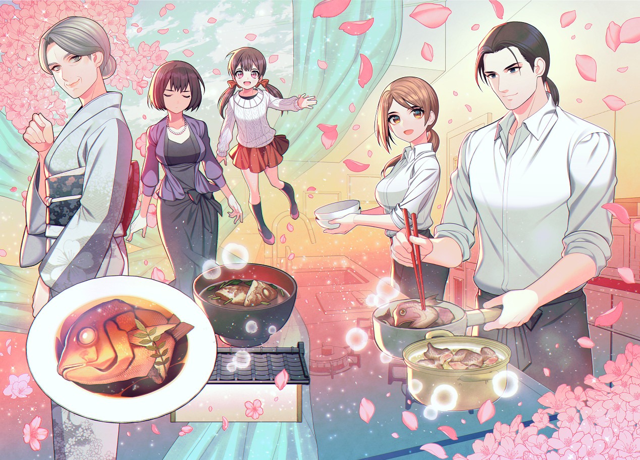 「出張料亭おりおり堂」マンガ版イラスト