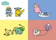 ポケモン×坂崎千春のコラボグッズ、暖かみのあるタッチで描かれたポケモンたち