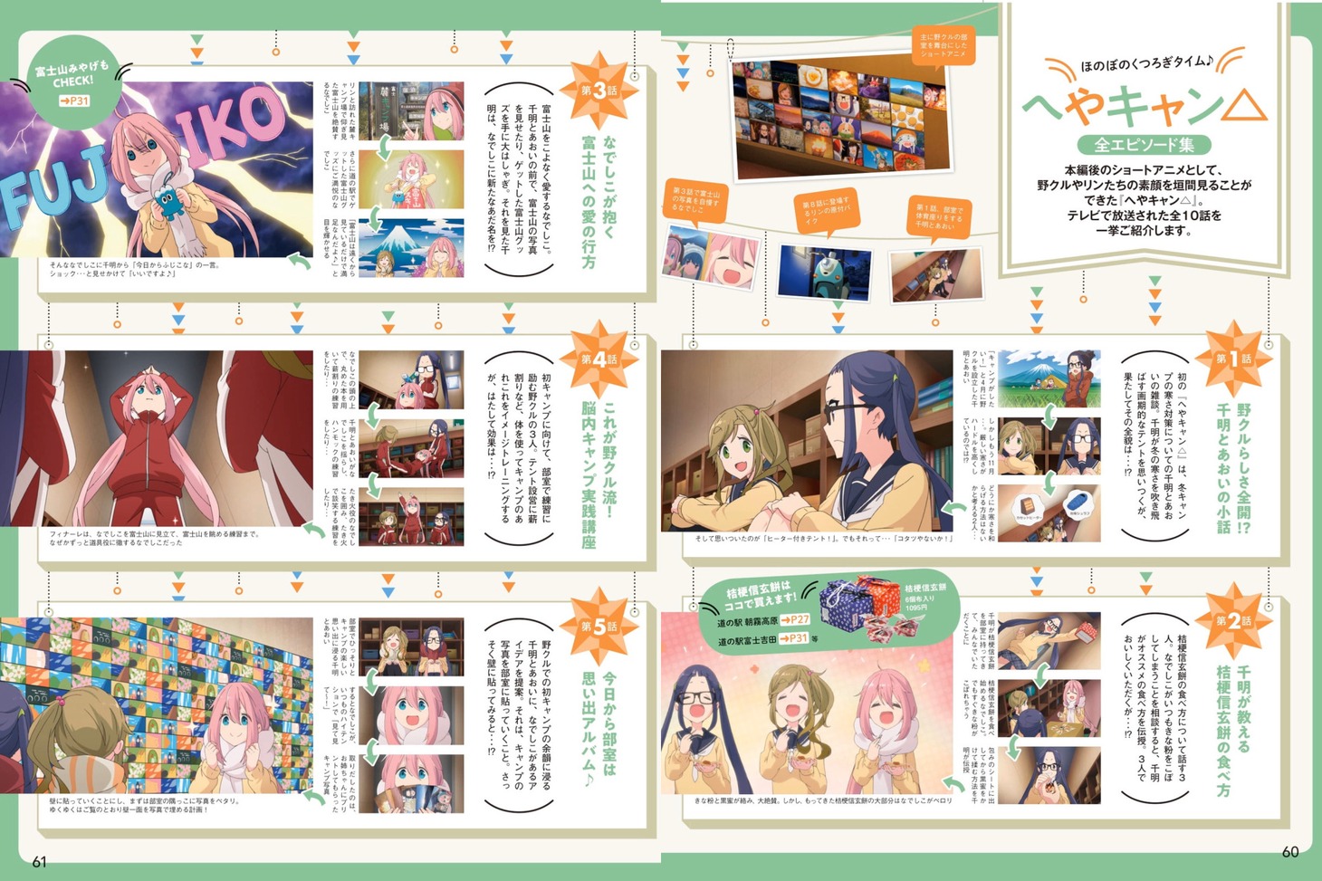 「るるぶ ゆるキャン△」より。