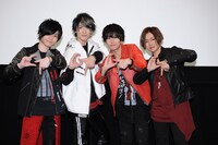 GYROAXIAのメンバー。左から真野拓実、秋谷啓斗、小笠原仁、宮内告典。