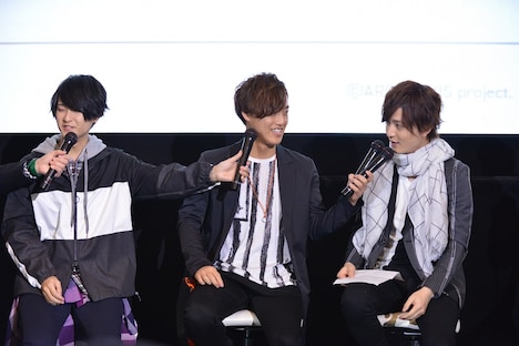 アニメ「アルゴナビス from BanG Dream!」制作発表会の様子。