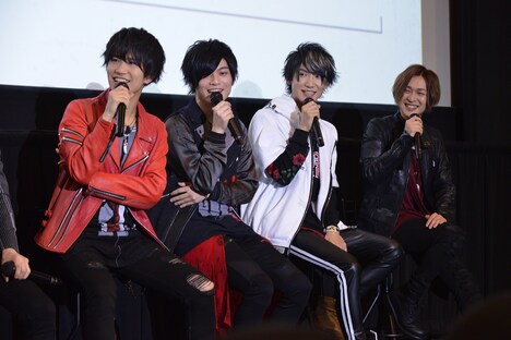 アニメ「アルゴナビス from BanG Dream!」制作発表会の様子。