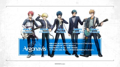 Argonavisのキャラクタービジュアル。