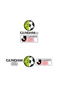「機動戦士ガンダム40周年 Jリーグコラボレーション」ロゴ