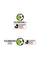 「機動戦士ガンダム40周年 Jリーグコラボレーション」ロゴ