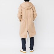 フーデットコートの使用イメージ。