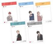 「SNS風クリアカード」全5種類