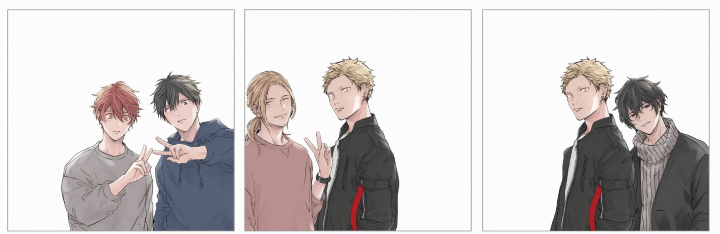 イラストを重ねた際のイメージ。