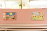 「MARUKO & COJICOJI CAFE」店内の様子。