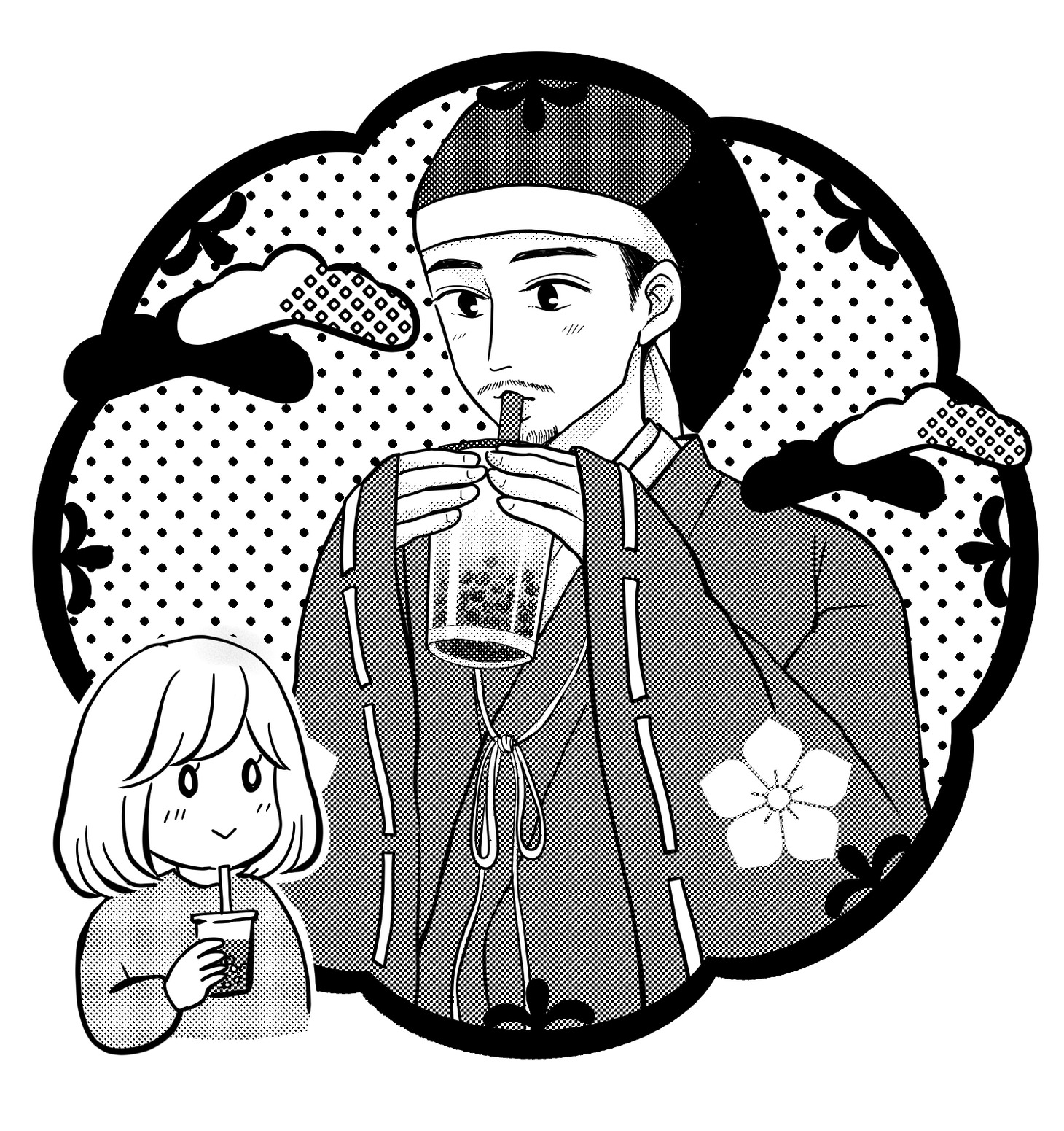 「戦国ごはんの丸根さん」のカット。