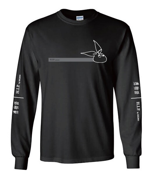 SOLIDOとコラボしたロングスリーブプリントTシャツ。