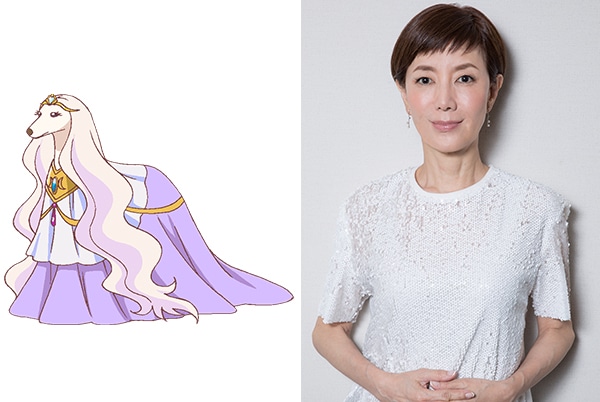 テアティーヌ役の戸田恵子。