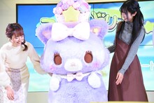 左から村上奈津実、みゅー、幸村恵理、