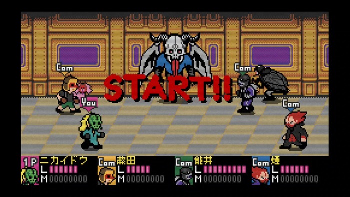 8bitゲーム「ブルーナイト・バトルロワイアル」より。