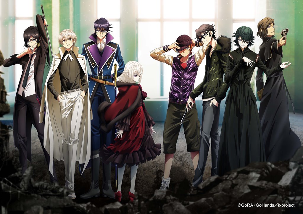 アニメ「K RETURN OF KINGS」Blu-ray / DVD BOXデジパック用イラスト