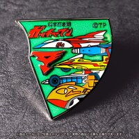 「タツノコプロキャラクター額装ピンバッジセット」より、「科学忍者隊ガッチャマン」のバッジ。