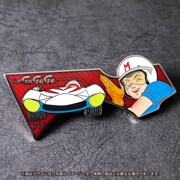 「タツノコプロキャラクター額装ピンバッジセット」より、「マッハGO GO GO」のバッジ。