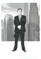 弘兼憲史のイラスト。