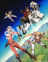 「機動戦士ガンダム 鉄血のオルフェンズ」Blu-ray BOXのインナージャケットイラスト。