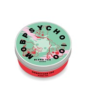 「モブサイコ100 II」のエクボをイメージしたブレンドティーの缶パッケージ。