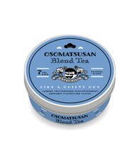 カラ松をイメージしたブレンドティーの缶パッケージ。 (c)赤塚不二夫/おそ松さん製作委員会