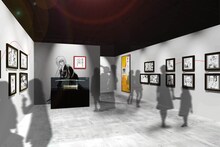 「命とは」の展示イメージ。(c)和月伸宏/集英社