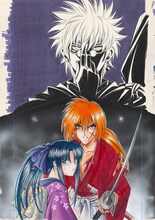 「命とは」に展示されるカラー原画。(c)和月伸宏/集英社